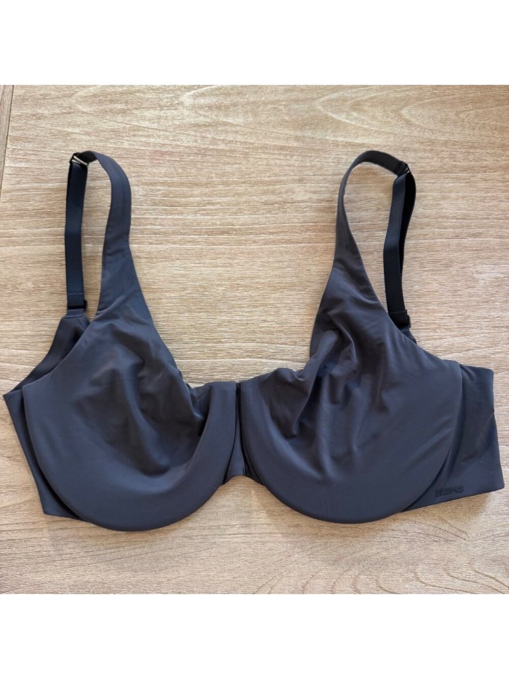 $60 NWT SKIMS SMOOTHING INTIMATES UNLINED MINIMIZER BRA ONYX - 36DD